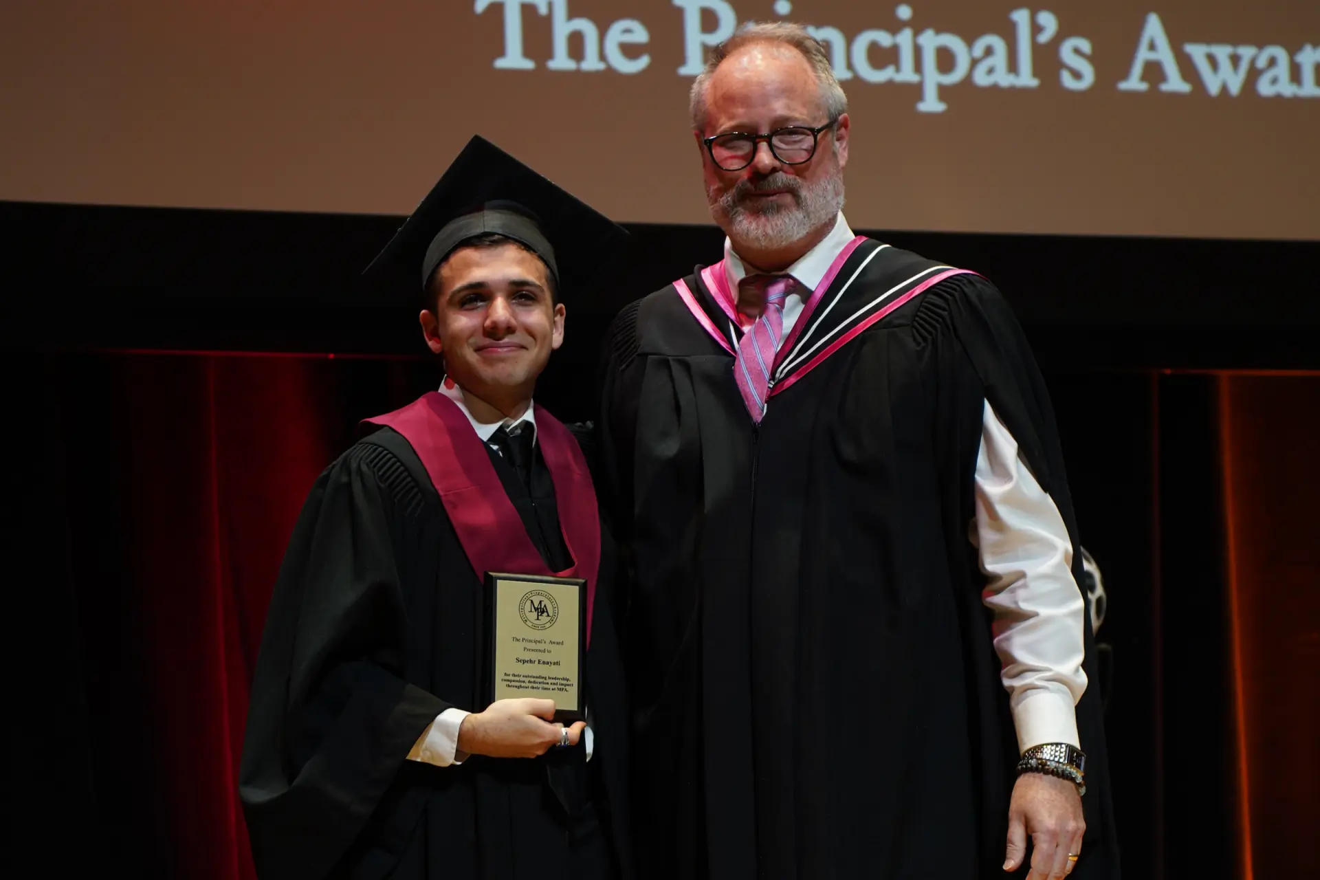 Grad Principals Award Sepehr Enayati