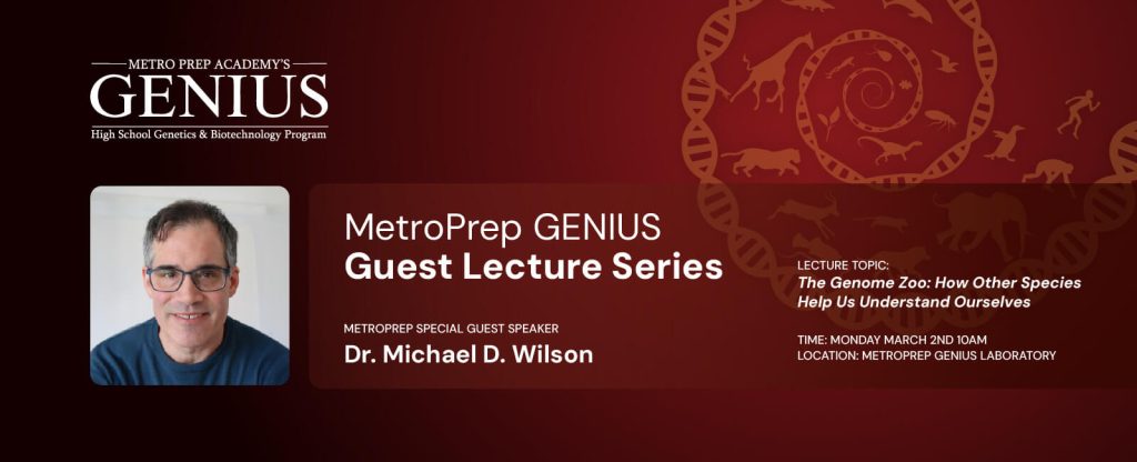 Genius Guest Speaker Banner Michael D.wilson 2